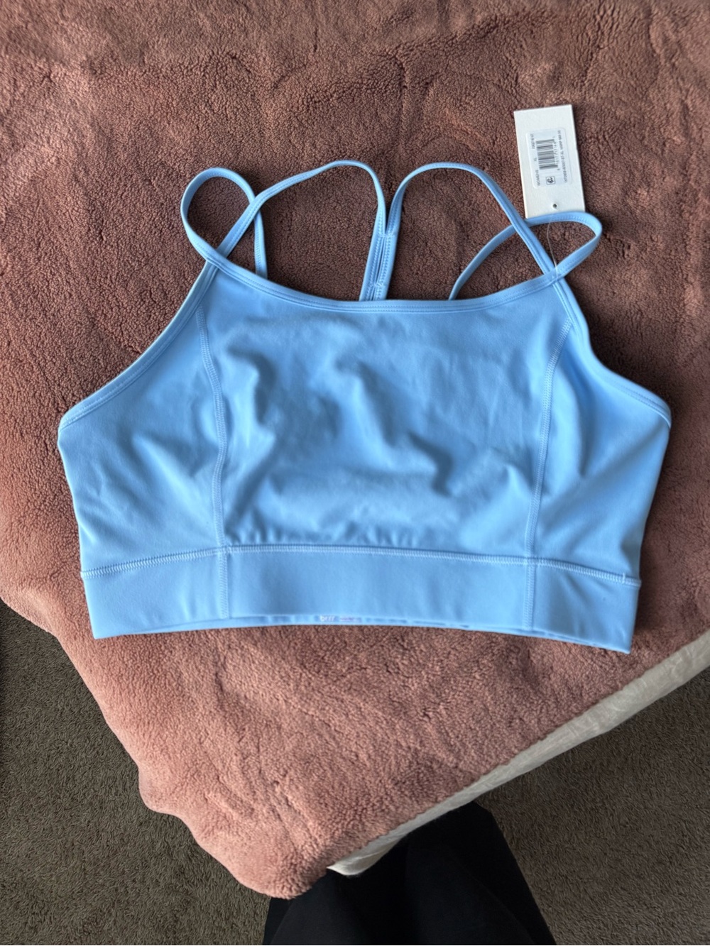 Halfdays Gwen Longline Light Blue Tank - Picture 6 of 10